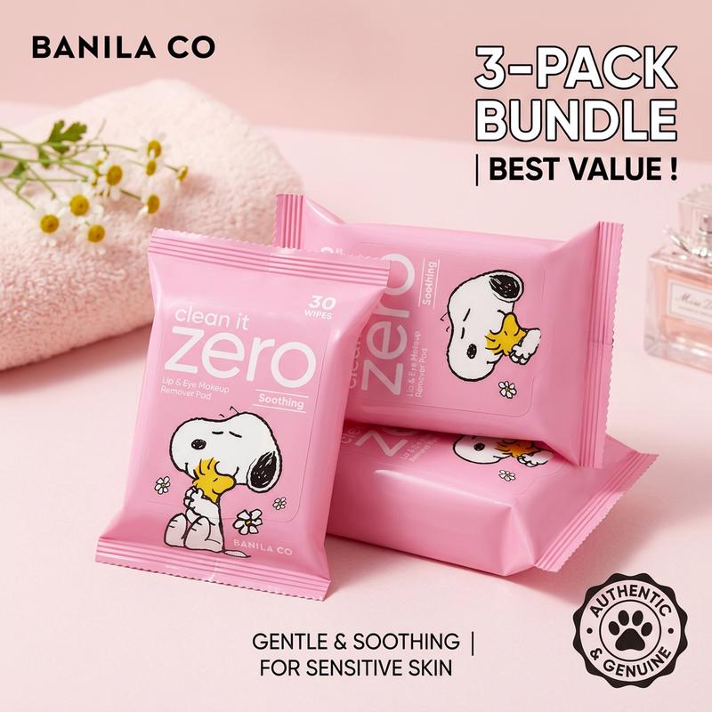 Banila Co Snoopy Edition Мягкие салфетки для снятия макияжа с глаз и губ