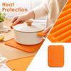 Silicone Dish Drying for Kitchen Counter, Heat Drainage Table