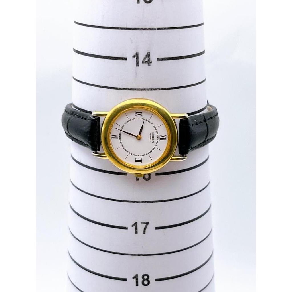 Used SEIKO Watch Working Condition 4N00-0081 Quartz White