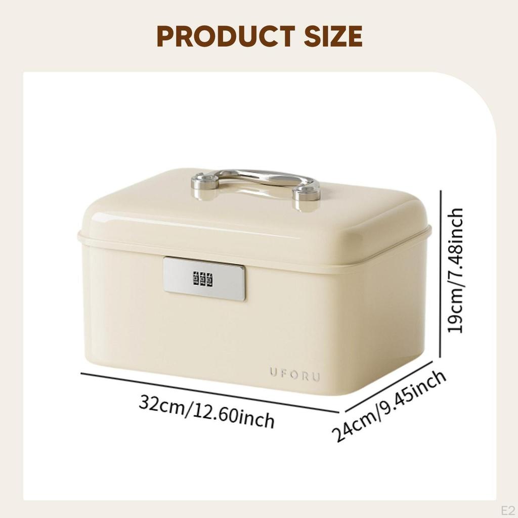 Contenitore Bin Cassa con Serratura Conveniente Elegante Versatile con Serratura per Ufficio
