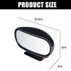 Motorcycle And Car Blind Spots Mirror Wide Angle Lens 360 Degree Rotation For Lane Changing Optimally Rear View Clear