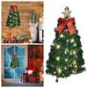 Christmas Wall Hanging Christmas Tree Top Five Pointed Star Bow Christmas Atmosphere Wall Clear Ornament Filler