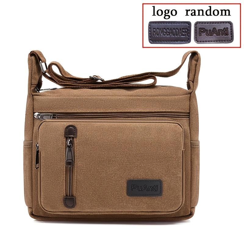 Vintage Crossbody Bag with Adjustable Strap Casual Outdoor Style, Easy Care, Suitable for Hiking and Daily Carrying