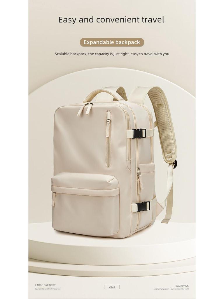 Women's Large Capacity Business Backpack with Wet & Dry Compartments, Ideal for College and Short Trips