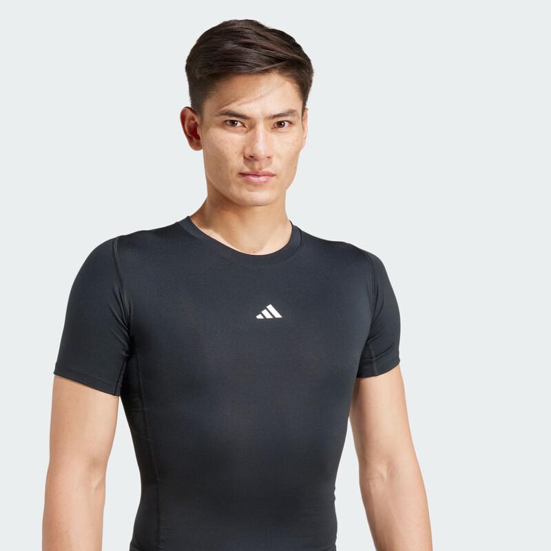 adidas Men's Quick-Dry Compression Crewneck Short Sleeve T-Shirt
