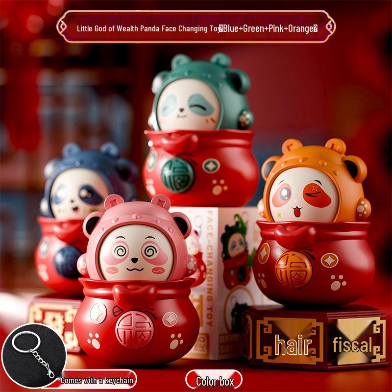 Douyin New Year Sichuan Opera Face-Changing Doll: Creative Peking Opera Mask Toy Gift