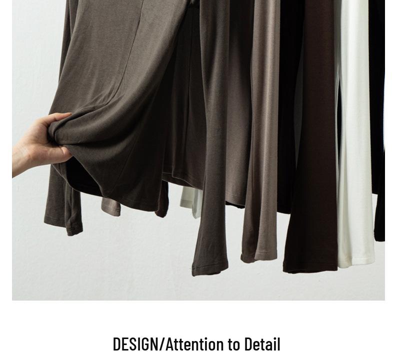 Women's High-Quality Modal V-Neck Long-Sleeve Base Layer Shirt