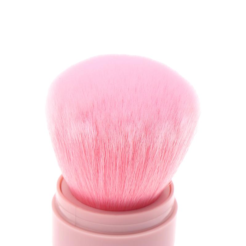 1Pcs Retractable Foundation Makeup Brush Flat Kabuki Brush For Powder Blush Bronzer Concealer Portable Makeup Tools