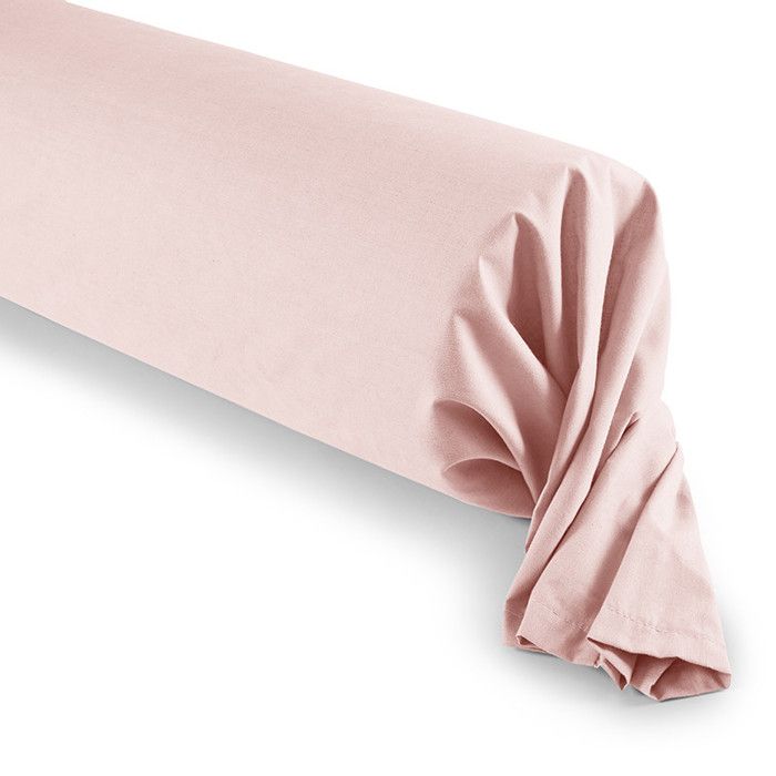 Taie de traversin 45 x 185 cm "Prémium" - Prémium Rose Dragée