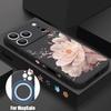 Für iPhone 17 Pro Max Hülle INS Buntes Blumenmuster Magnetisch Für Magsafe Weiche Hülle Für iPhone 16 15 14 13 Pro Max 17E 16E