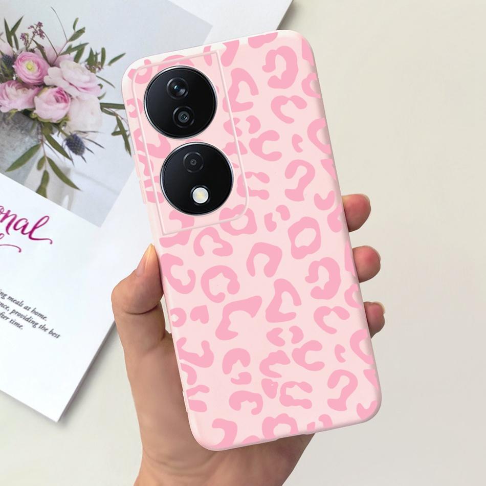 Cool Fashion Moon Printed Case For Honor X7b Candy Color Soft Silicon TPU Shockproof Phone Cases For HonorX7b X 7B 4G CLK-LX2
