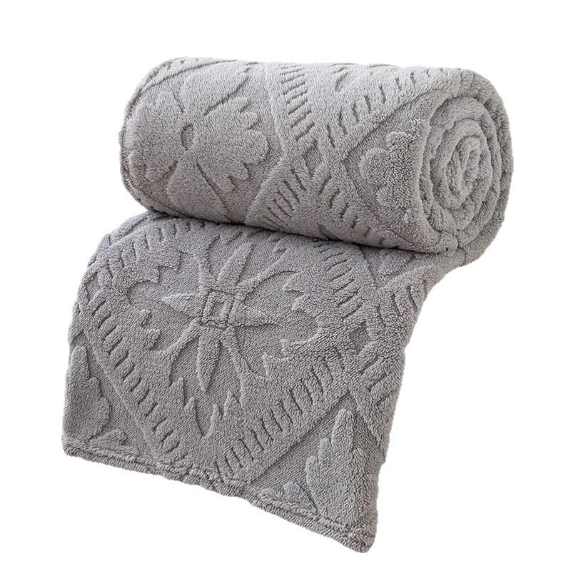 Double-Sided Velvet Cloud Mink Flannel Jacquard Blanket - Multifunctional Throw Gift.