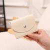 Short Clutch Mini Wallet Magnet Buckle Solid Color Card Holder Portable Thin Card Bag  Men
