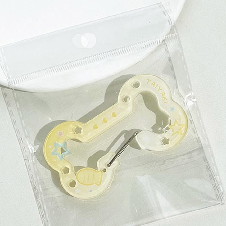 Künstlerischer Hohler Knochen Schlüsselanhänger für Mädchen Mode Schmuck Organizer Robustes Acrylmaterial Kundenspezifische Farboptionen