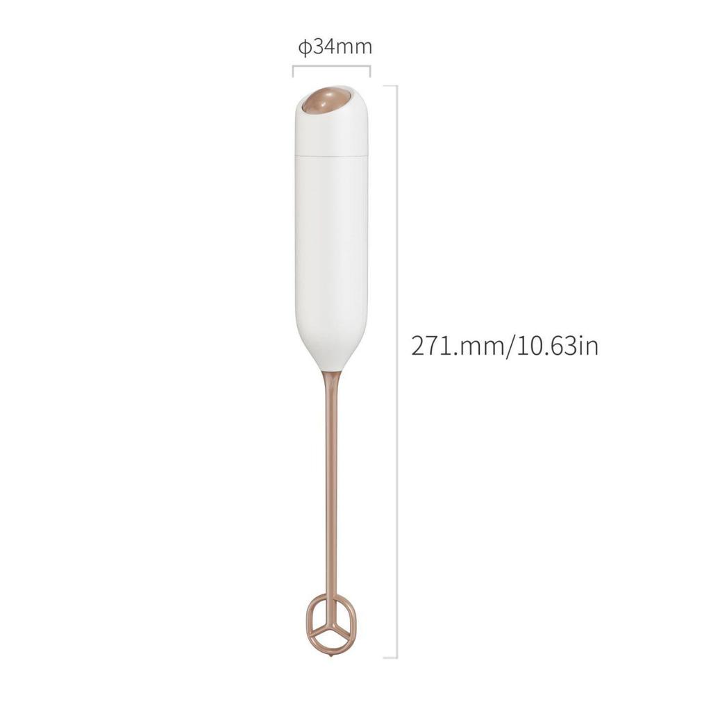 Wireless Dual-Purpose Milk & Coffee Frother with Egg Beater