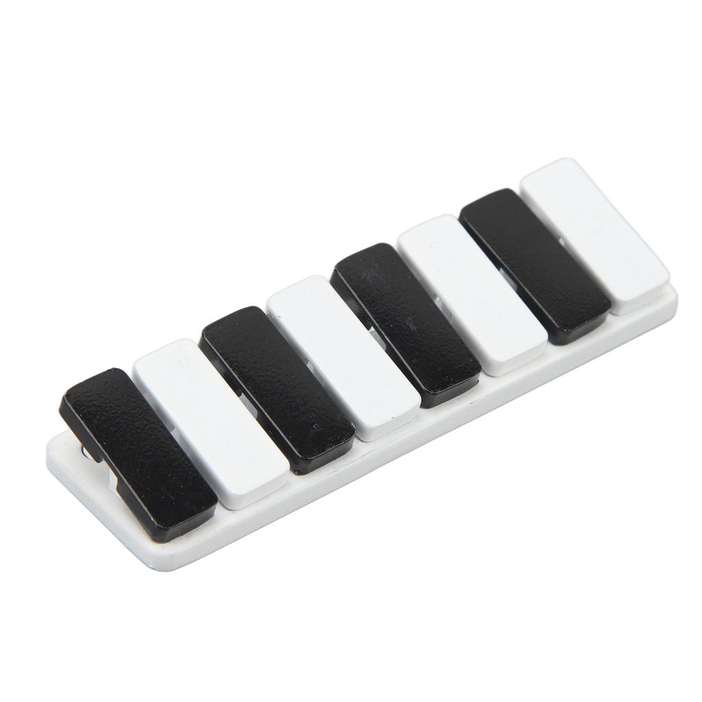 Piano Key Haptic Clicker Toy Zinc Alloy Adult Portable ADHD Slider Anxiety Stress Relief Toy