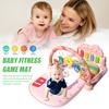 Baby-Spielmatte und Spielbogen mit Klavier und Bauchlage-Matte, interaktiv
