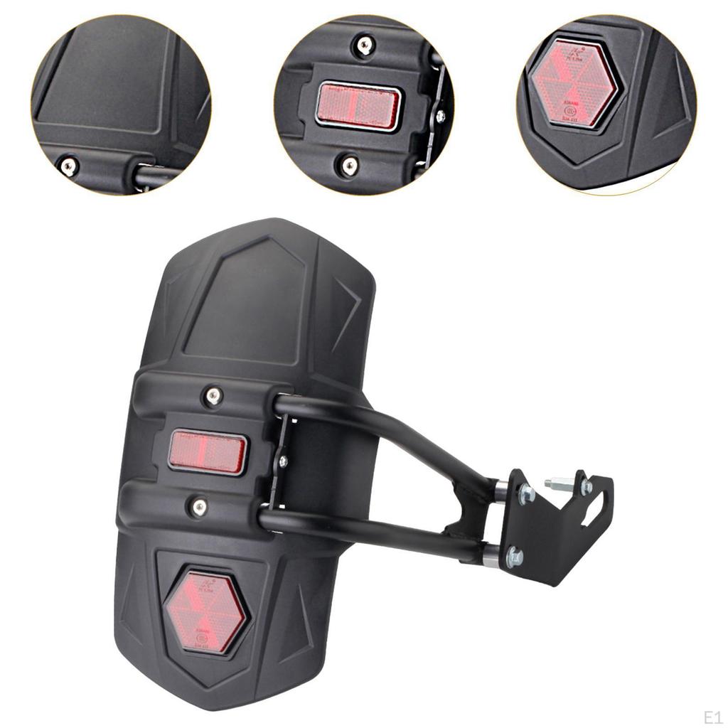 Univerzální motocyklový prodloužený blatník Náhradní příslušenství Černý pro motocykl Náhradní díly s