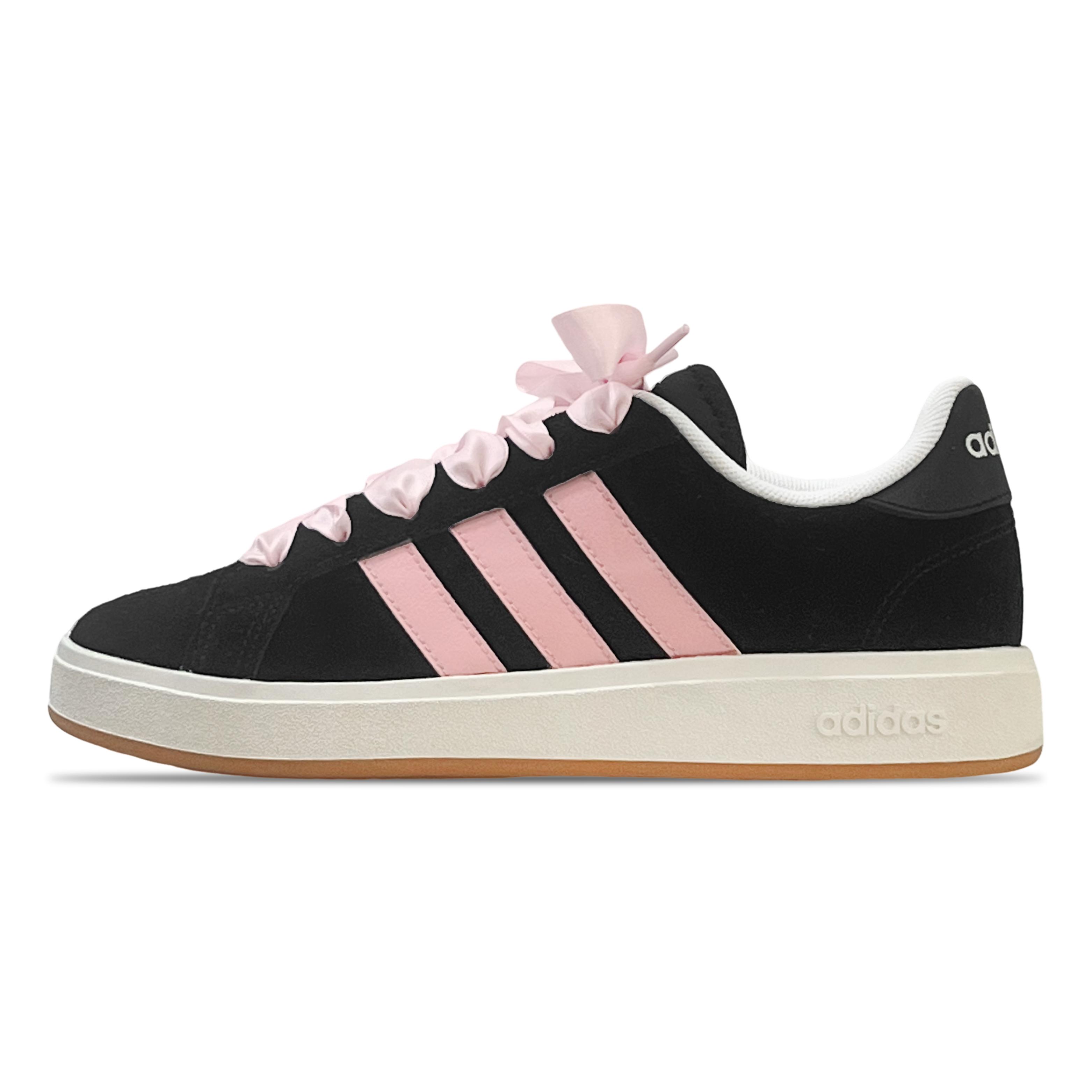

Adidas Grand Court Base 00s Slip Resistant Abrasion Resistant Low top Skateboard Shoes Unisex Black IH6184(Team286-) 37⅓