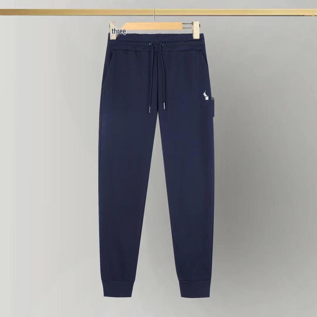 RL Men's Plus Size Hooded Cardigan: Thin, Solid Color, Pony Embroidery, Zipper Sweatshirt for Spring & Autumn