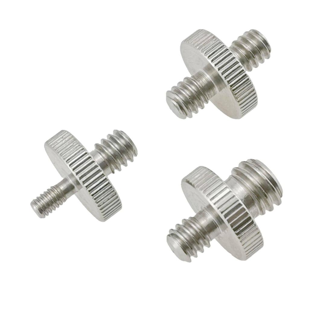 1/4 to 3/8 M4 M5 M6 M8 Screw Adapter for Tripod, Pan/Tilt Camera, Hot Shoe Mount & Light Stand