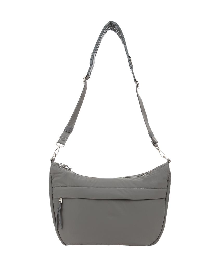 Vlot Cinch Strap Hobo Bag [Gray]