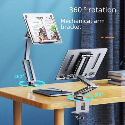 Paifan Aluminum Alloy Rotating Tablet Stand with Adjustable Angle for Reading