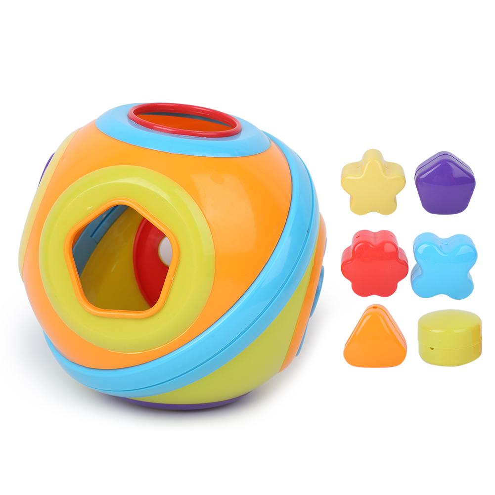 Baby Building Blocks Infant Geometric Figure Blocks Puzzle Game Grasp Early Education Toy#313