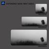 Black Gray Anime Mouse Pad x Office Desk Mat Keyboard Rug Table Carpet Home Accessories Mouse Pads Large Cool Dark Animals