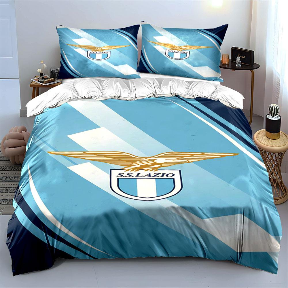Aquila e logo SS Lazio. Set lenzuola Set copripiumino Copripiumini Federe(1 * Copripiumino 2 * Federe senza imbottitura per piumino)