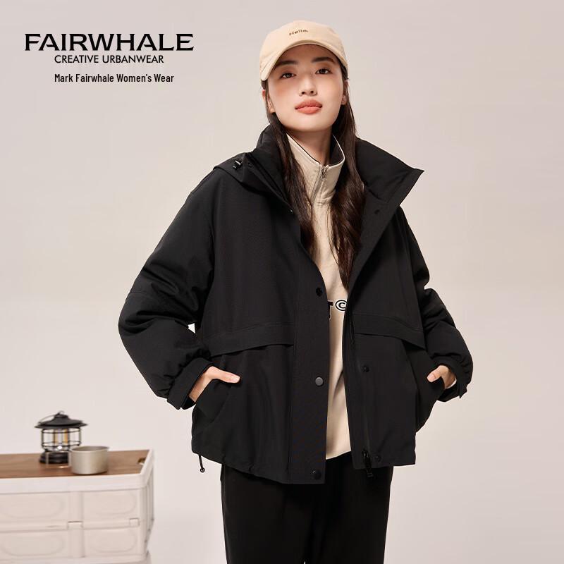 

Женская короткая куртка с капюшоном Mark Fairwhale, 90% пух утки L