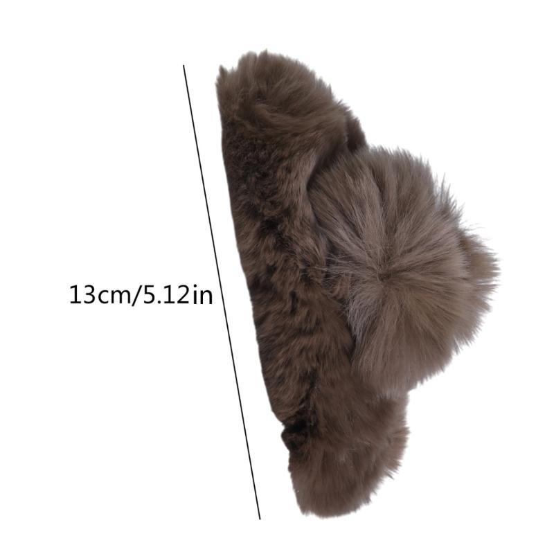 Lovely Hair Claw Clips Cute Hairpin Faux Furs Hair Clip Hair Accessories Fashion Hair Barrette for Women Girls Kids