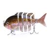 Sinking Artificial Bait 80mm 14g Multi Jointed Swimbait Pike 6-Segments Bionic Fishing Lure Wobblers