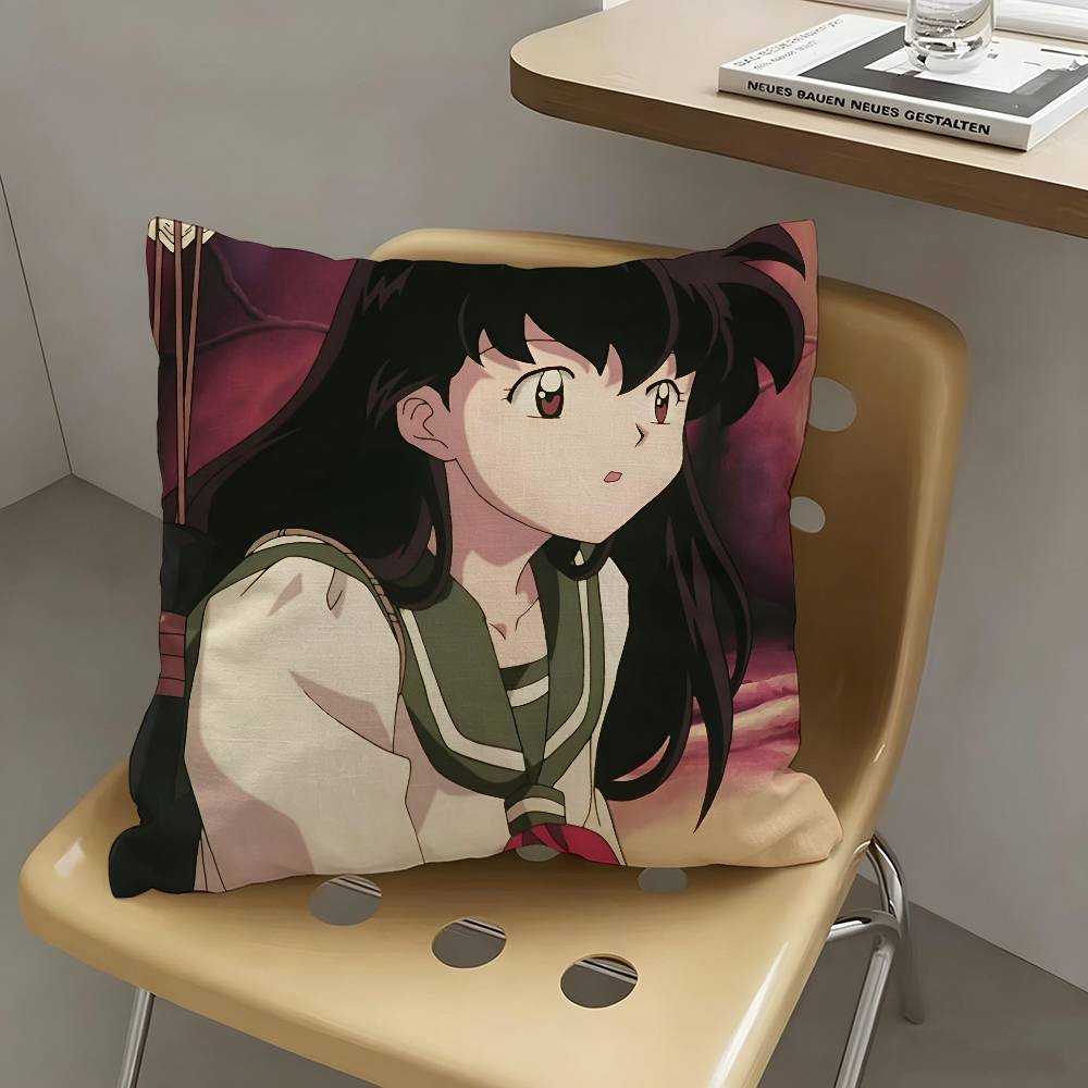 1pc Kagome Higurashi Pillow Case Fashion Square Pillowcase Bedroom Sofa Room Ins Decoration Leisure