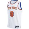 Nike Maillot de Basketball Domicile New York Knicks NBA 8 Og Anunoby Col Rond Sans Manches Homme jersey DN2087-108