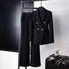Women's Non-Iron Professional Suit Set – Ideal for College Interviews, Formal Wear, and Commutes. Two-Piece High-End Set for Spring and Autumn.