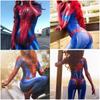 Fantasia Cosplay do Homem-Aranha Sexy Macacão Para Mulheres Roupa de Festa de Halloween