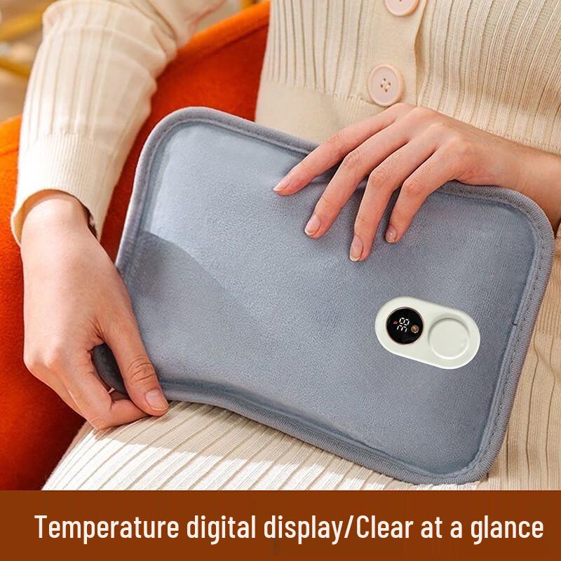 Plush Digital Display Rechargeable Hot Water Bottle