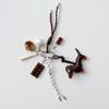 Dachshund puppy keychain set