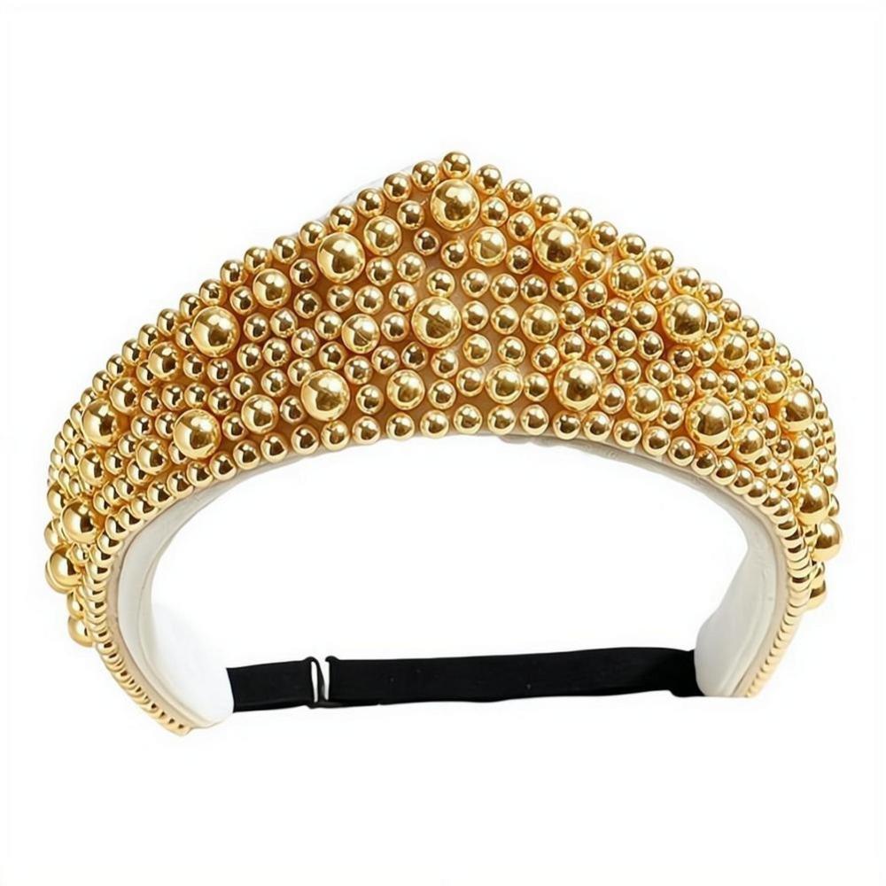 Faux Pearls Pearl Headband Rhinestone Rhinestone Hair Band Fashion Women Hair Jewelry Festival