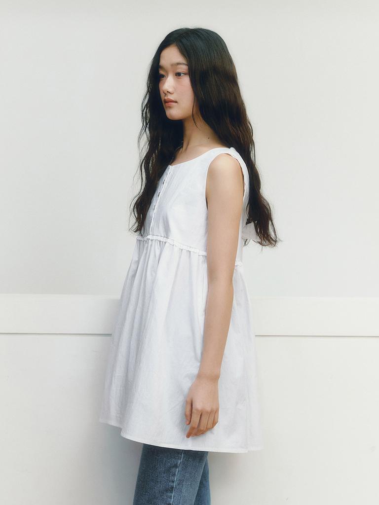 GANISONG May Hug Dress_White