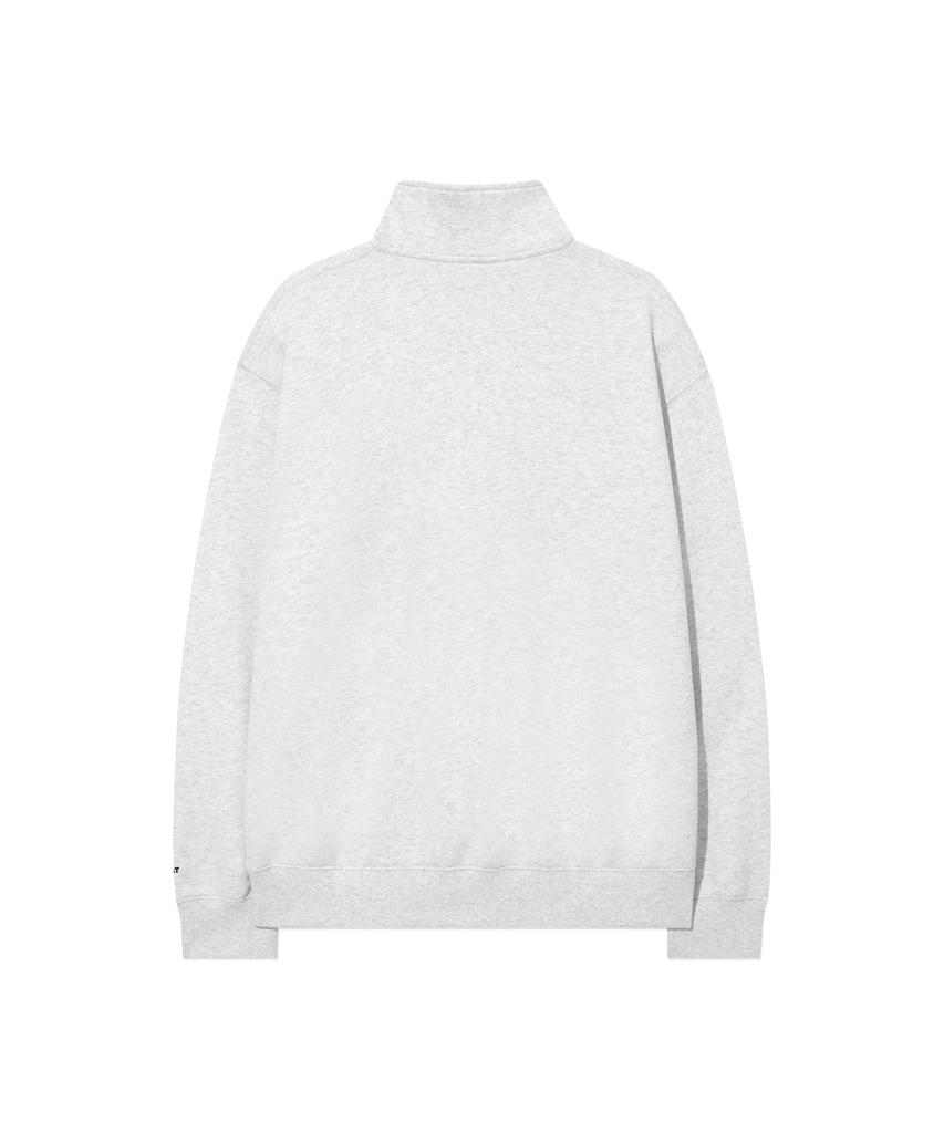 COVERNAT C-Logo Half-Zip Sweatshirt Heather Gray