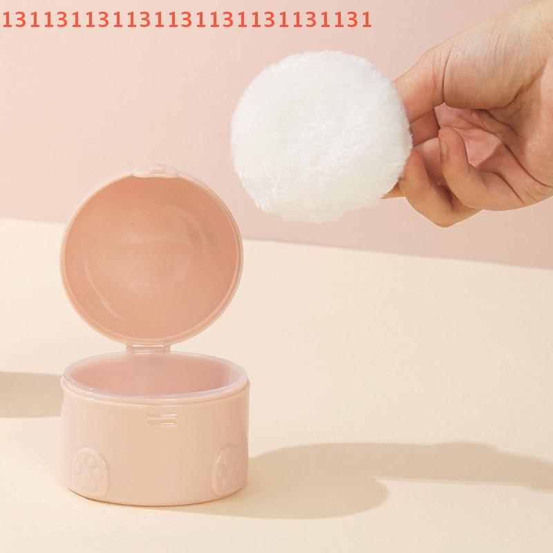 Für Kinder Puderpuder Nachfüllbox Bärenform Babypuder Leere Box Multifunktionaler Aufbewahrungsbehälter
