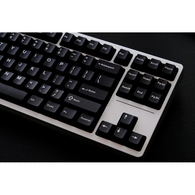GMK WOB/wOB Keycaps Double Shot 114 Keys PBT Cherry Profile Alice Layout White Black Keycaps For Mechanical Keyboards 7u Keys