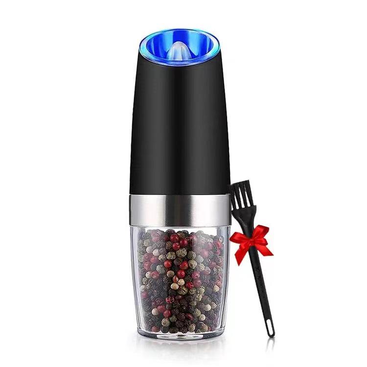 Electric Gravity Pepper and Salt Grinder чёрный