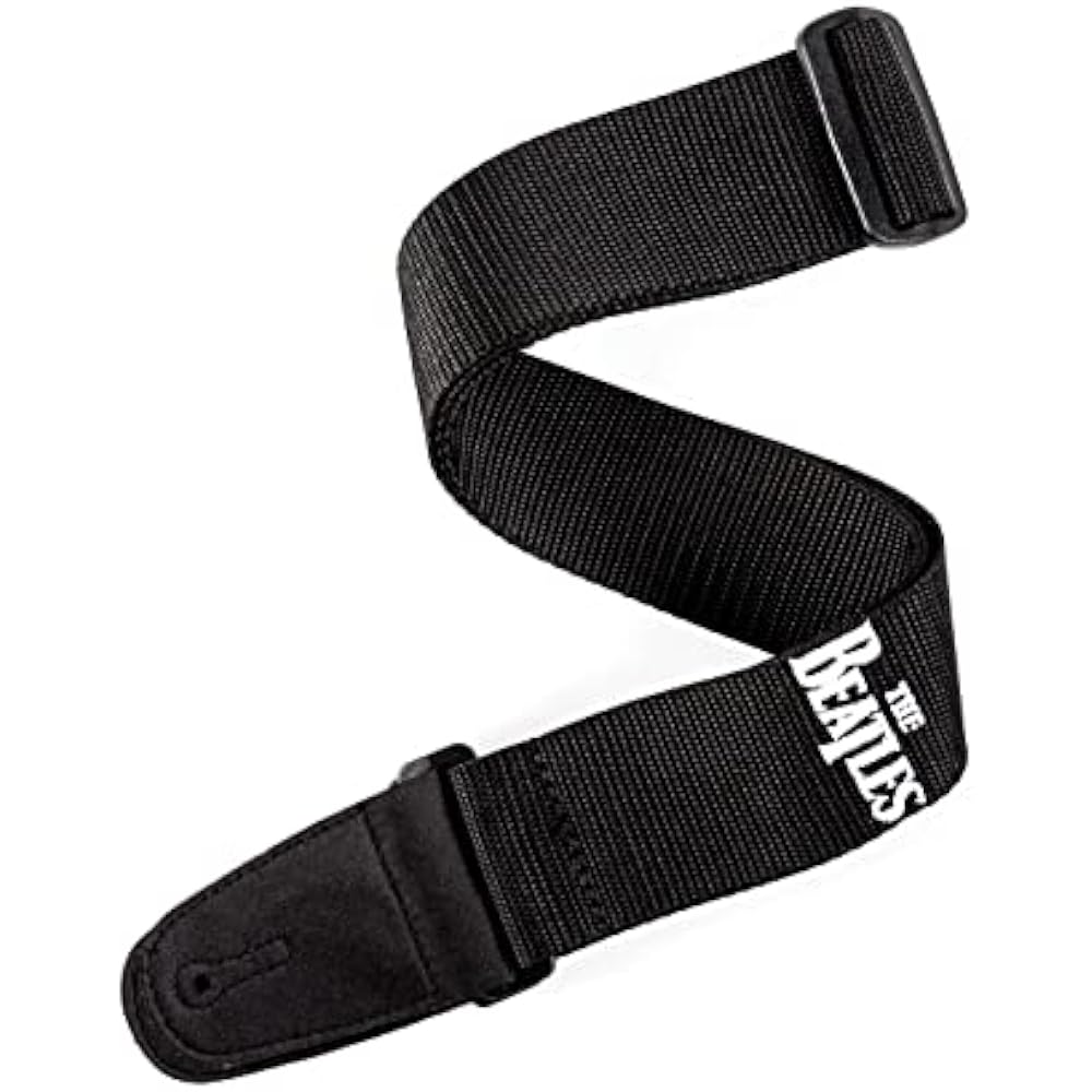 D Addario Daddario Guitar Strap The Beatles Black Poly-Pro Guitar Strap PWSBT100 [Domestic Genuine]