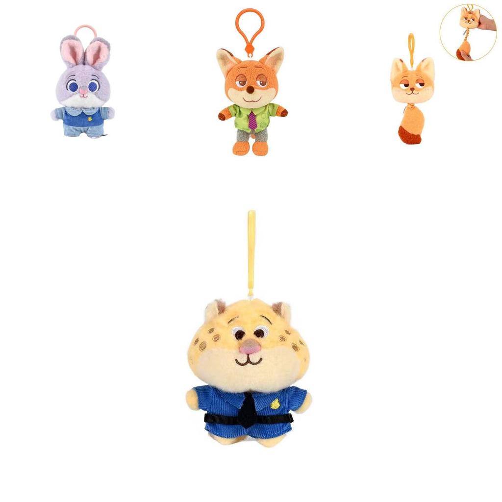 Rozkošná plyšová klíčenka Disney Zootopia Judy Hopps a Nick Wilde pro fanoušky