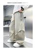 Zhi Li Boys' Spring/Autumn Loose Straight-Leg Work Pants - Stylish and Comfortable for Older Children