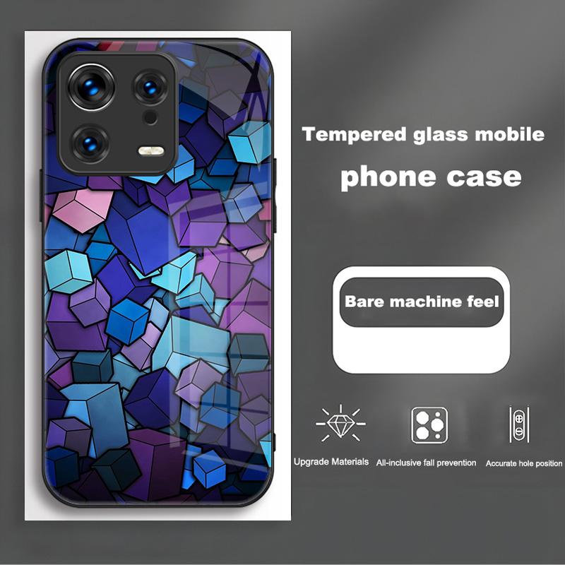 Luxury Tempered Glass Case For Xiaomi 13 13T Pro 13 Ultra Lite Case Full Protective Shell For Xiaomi 13T Shockproof Back Cover