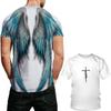 Fashion Angel Wings Pattern Printed Kids Adult T-shirt Summer Women's and Men's Casual Outdoor Girl and Boy Short Sleeve Tees Top Pullover